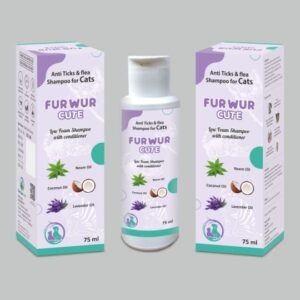 Anti Ticks & Fleas Shampoo | Furwur Cute - Sangam Vet